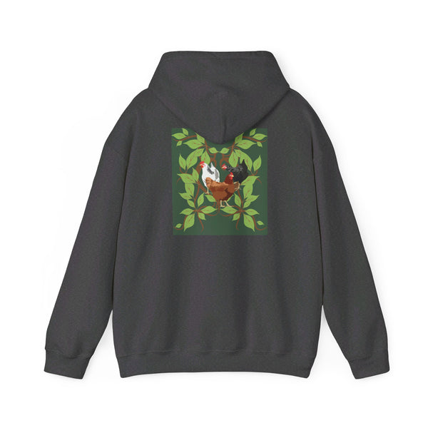 Three French Hens  Unisex Heavy Blend™ Hooded Sweatshirt