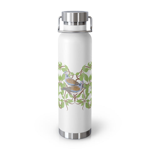 Two Turtle Doves Copper Vacuum Insulated Bottle, 22oz