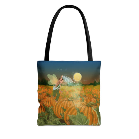 Pumpkin Fairy AOP Tote Bag