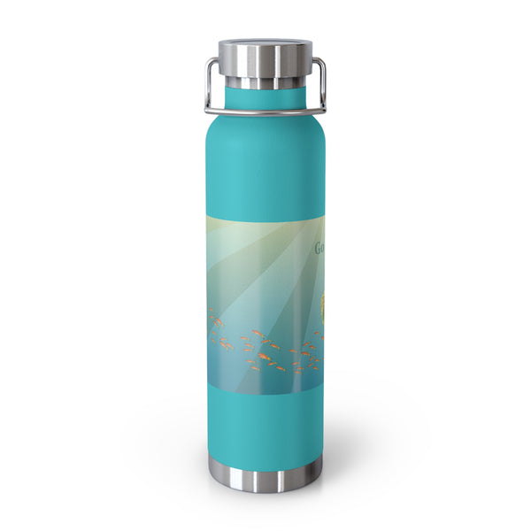 Go Confidently Copper Vacuum Insulated Bottle, 22oz