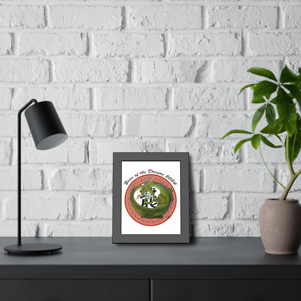 Lunar Dragon Framed Paper Posters