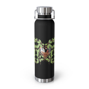 Three French Hens Copper Vacuum Insulated Bottle, 22oz