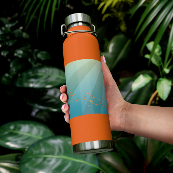 Go Confidently Copper Vacuum Insulated Bottle, 22oz