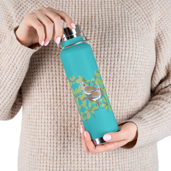 Two Turtle Doves Copper Vacuum Insulated Bottle, 22oz