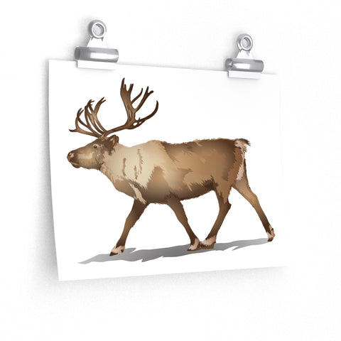 Reindeer Premium Matte horizontal posters