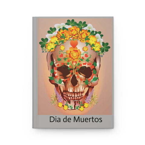 Marigolds  Dia de Muertos Hardcover Journal Matte