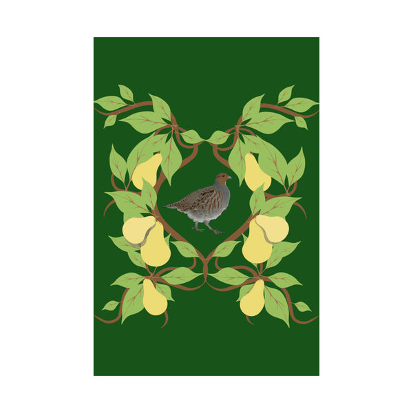 Partridge in a Pear Tree  Premium Matte vertical posters