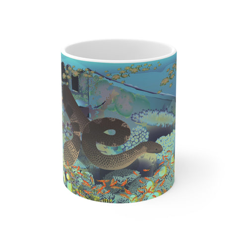 Sea Snake Ceramic Mug 11oz