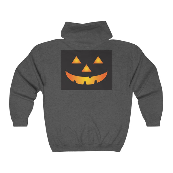 Jack-O-Lantern Unisex Heavy Blend™ Full Zip Hooded Sweatshirt