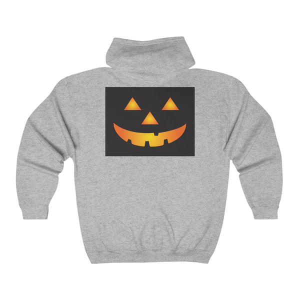 Jack-O-Lantern Unisex Heavy Blend™ Full Zip Hooded Sweatshirt