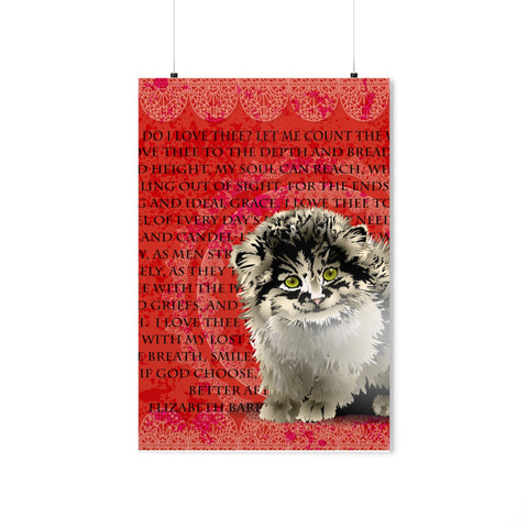 Pallas Cat Love Premium Matte vertical posters