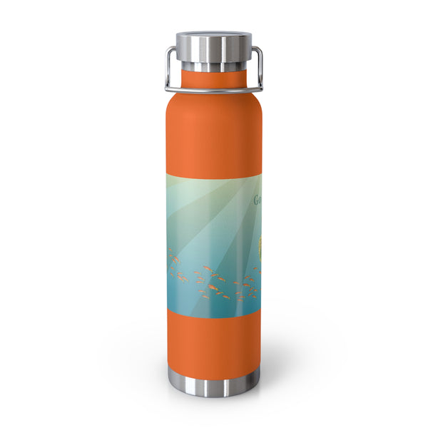 Go Confidently Copper Vacuum Insulated Bottle, 22oz