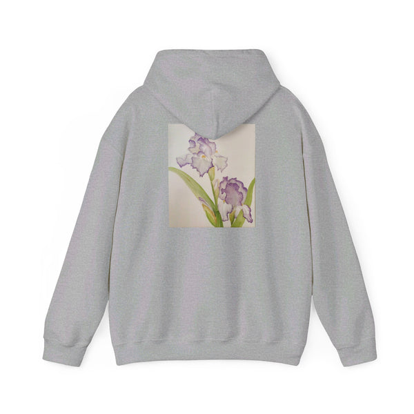 Purple Iris Unisex Heavy Blend™ Hooded Sweatshirt