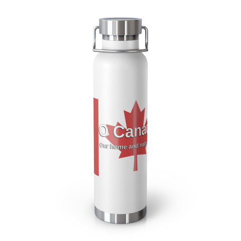 O Canada Copper Vacuum Insulated Bottle, 22oz