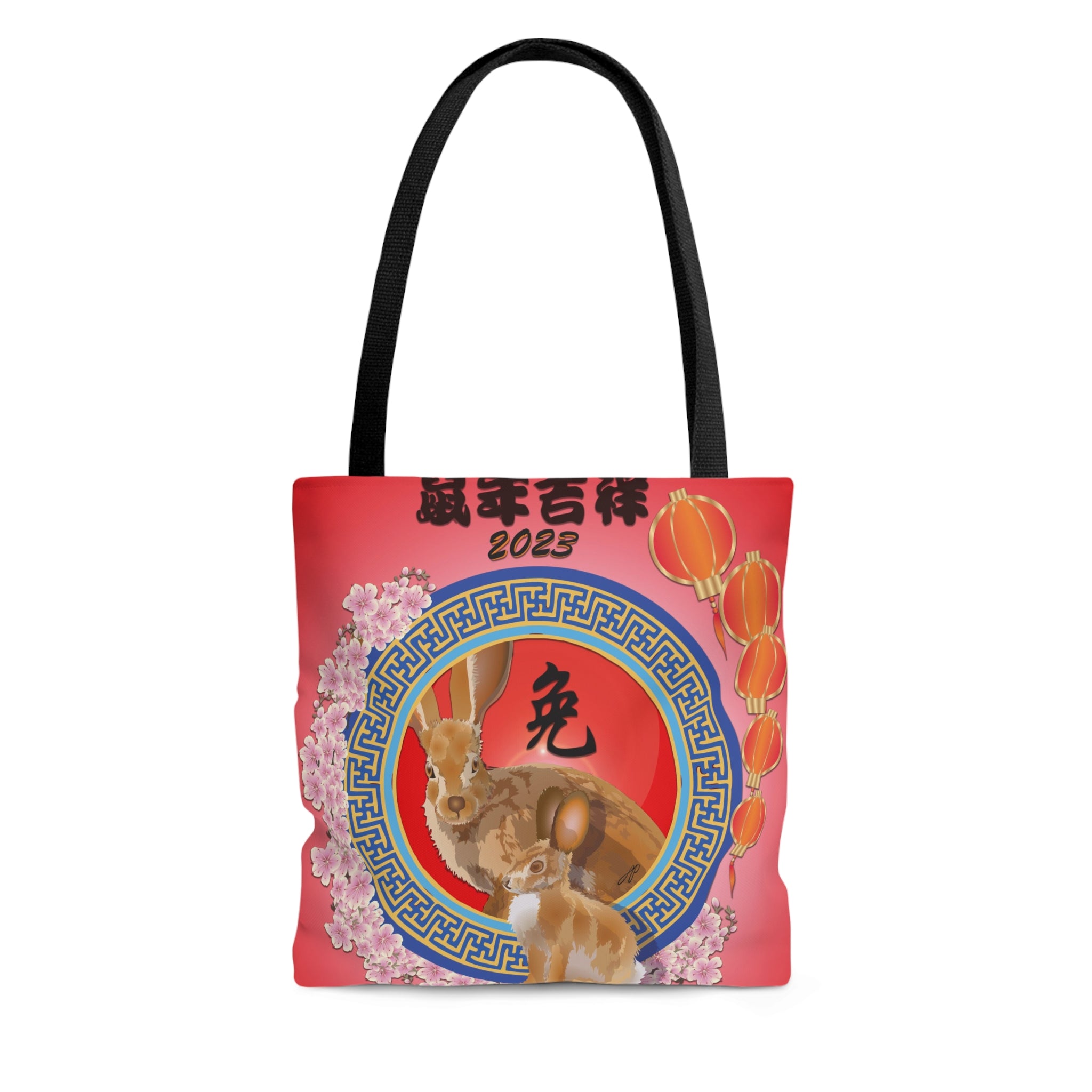 Year of the Rabbit AOP Tote Bag