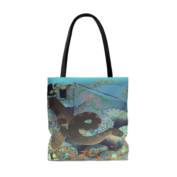 Sea Snake AOP Tote Bag