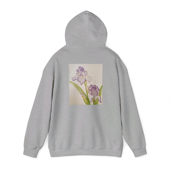 Purple Iris Unisex Heavy Blend™ Hooded Sweatshirt