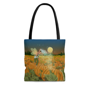 Pumpkin Fairy AOP Tote Bag