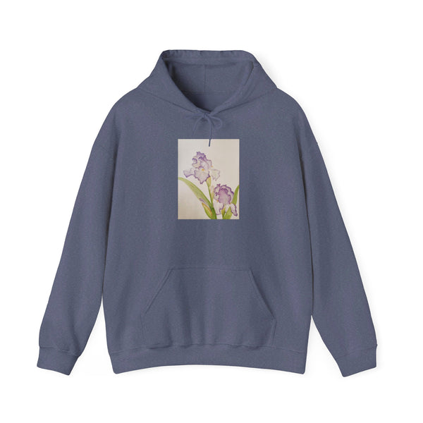 Purple Iris Unisex Heavy Blend™ Hooded Sweatshirt