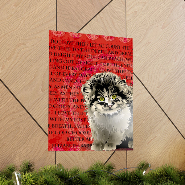 Pallas Cat Love Premium Matte vertical posters