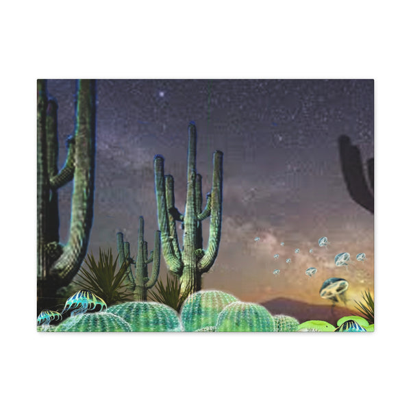 Cactus Glow Gallery Wraps