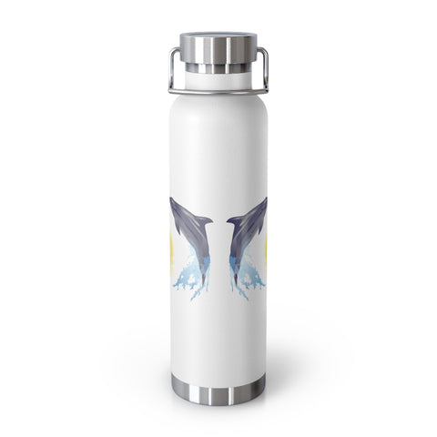 Dolphin Love Copper Vacuum Insulated Bottle, 22oz