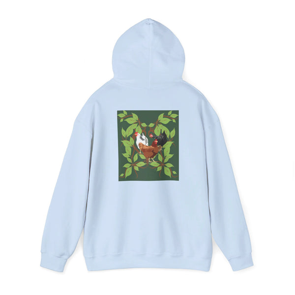 Three French Hens  Unisex Heavy Blend™ Hooded Sweatshirt