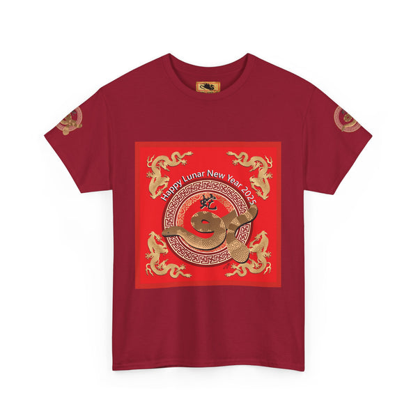 Lunar New Year of the Snake Unisex Heavy Cotton Tee