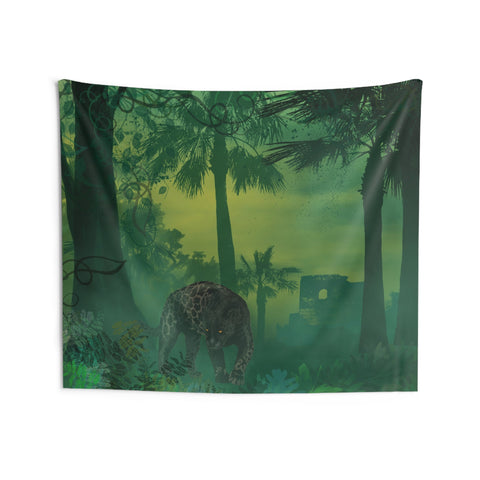 Jungle Panther Indoor Wall Tapestries