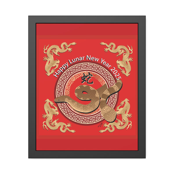 Lunar Year of the Snake Framed Paper Posters