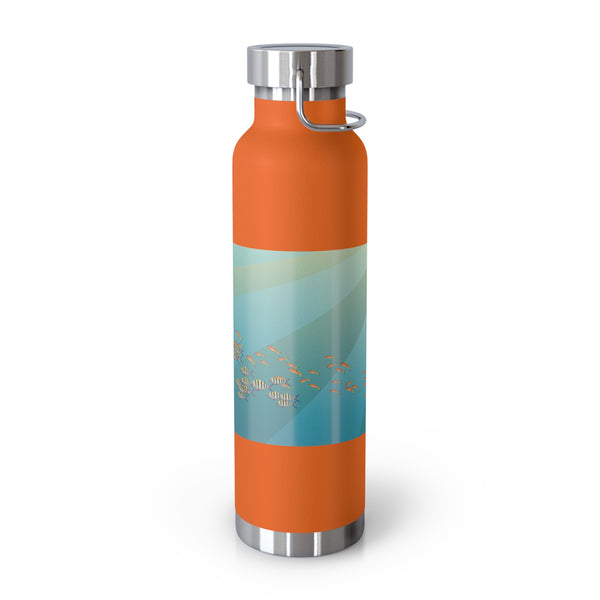 Go Confidently Copper Vacuum Insulated Bottle, 22oz