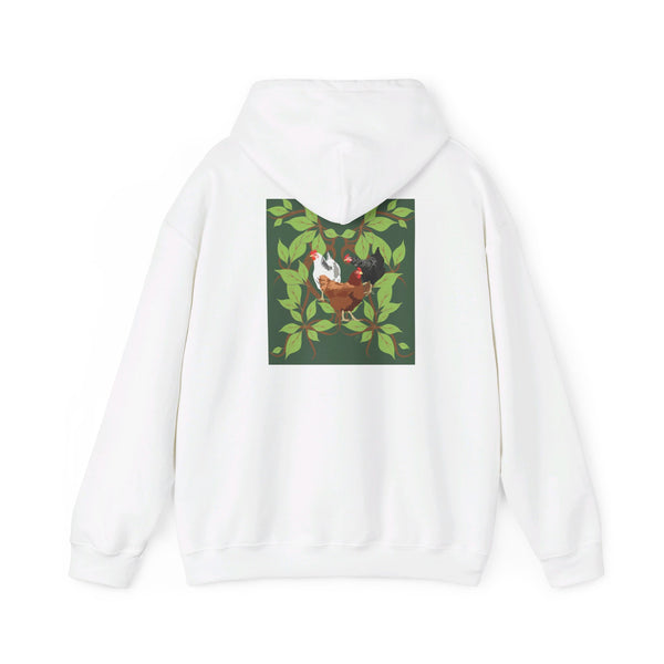 Three French Hens  Unisex Heavy Blend™ Hooded Sweatshirt