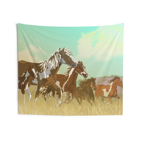 Mustangs Indoor Wall Tapestries