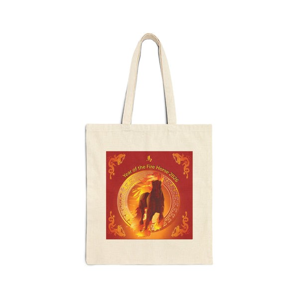 Tote Bag —Lunar New Year of the Fir Horse Canvas Tote