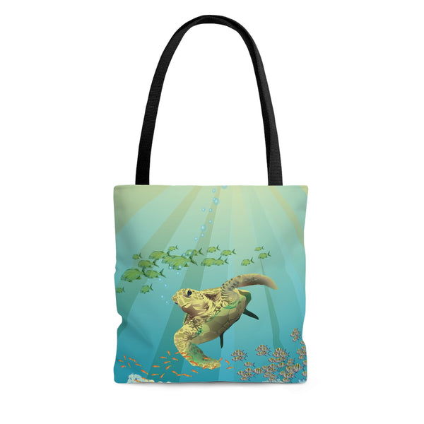 Sea Life AOP Tote Bag