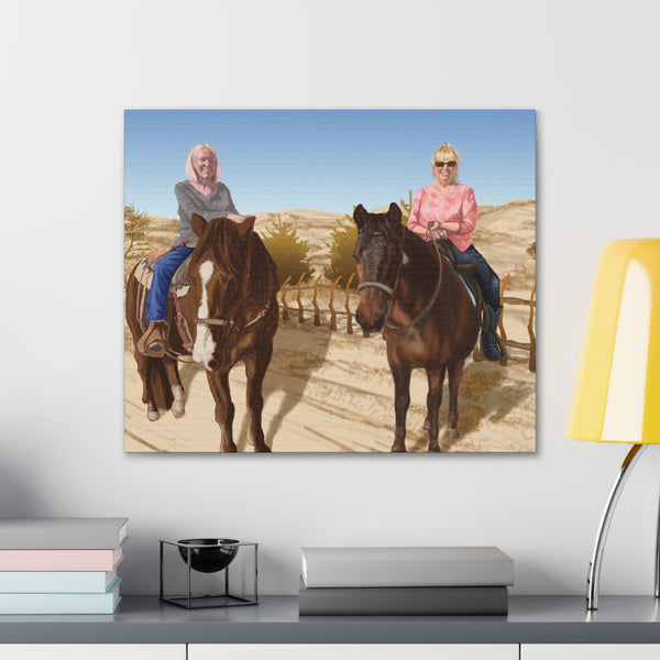 Hank and Friends Canvas Gallery Wraps