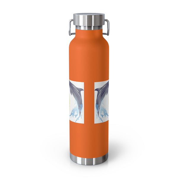 Dolphin Love Copper Vacuum Insulated Bottle, 22oz