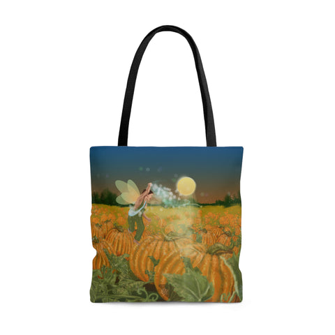 Pumpkin Fairy AOP Tote Bag