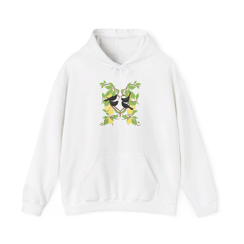 Four Colly Birds of Christmas  Unisex Heavy Blend™ Hooded Sweatshirt