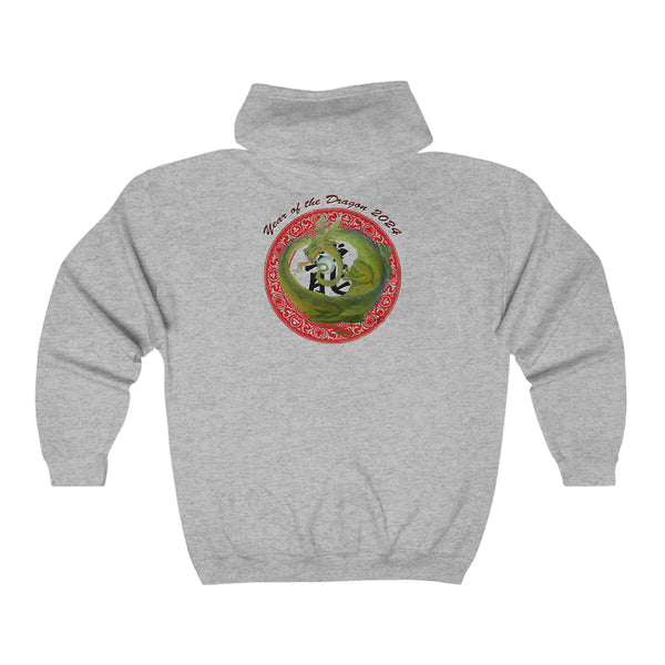 Lunar Dragon Unisex Heavy Blend™ Full Zip Hooded Sweatshirt