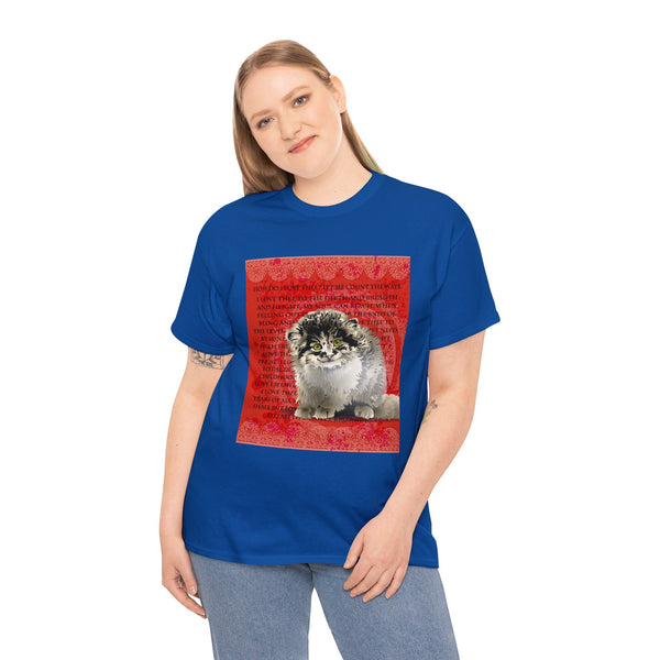 Pallas Cat Love Unisex Heavy Cotton Tee