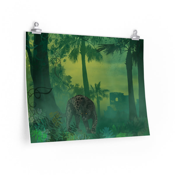 Jungle Panther Premium Matte horizontal posters