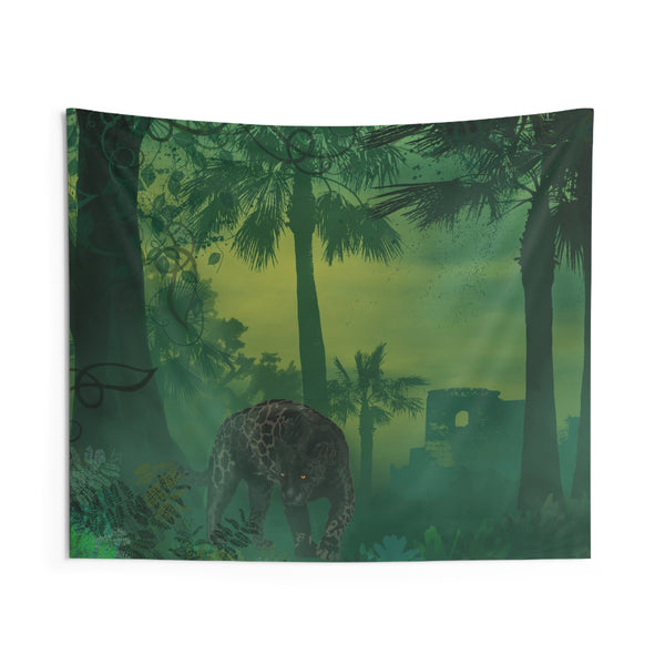 Jungle Panther Indoor Wall Tapestries