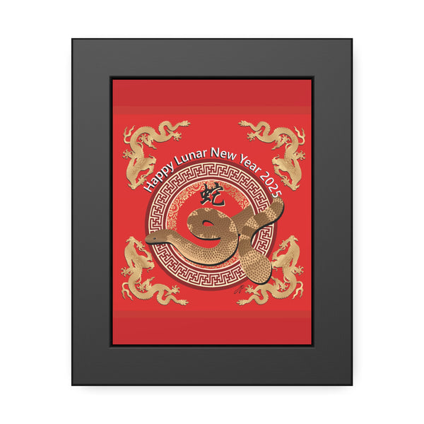 Lunar Year of the Snake Framed Paper Posters