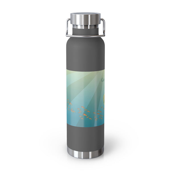 Go Confidently Copper Vacuum Insulated Bottle, 22oz