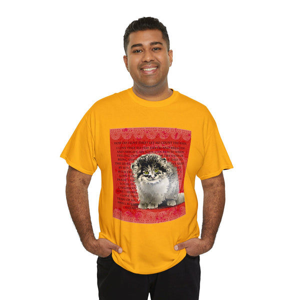 Pallas Cat Love Unisex Heavy Cotton Tee