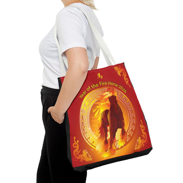Fire Horse Year Tote Bag – 2026 Lunar New Year Zodiac Tote