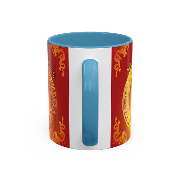 Year of the Fire Horse Coffee Mug – 2026 Chinese Zodiac Accent Mug