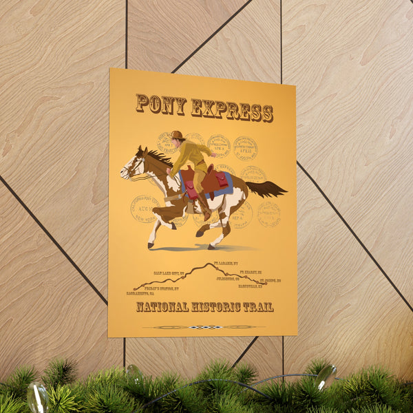 Pony Express Premium Matte vertical posters