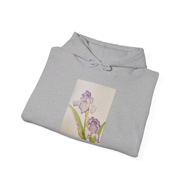 Purple Iris Unisex Heavy Blend™ Hooded Sweatshirt